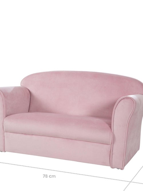 Canapé enfant confortable en velours - ROBA 'lil sofa' - Kiabi Canapé enfant confortable en velours - ROBA 'lil sofa' - Kiabi