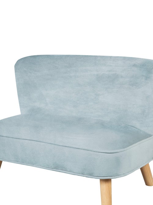Canapé enfant en velours avec pieds en bois massif - ROBA 'lil sofa' - Kiabi Canapé enfant en velours avec pieds en bois massif - ROBA 'lil sofa' - Kiabi