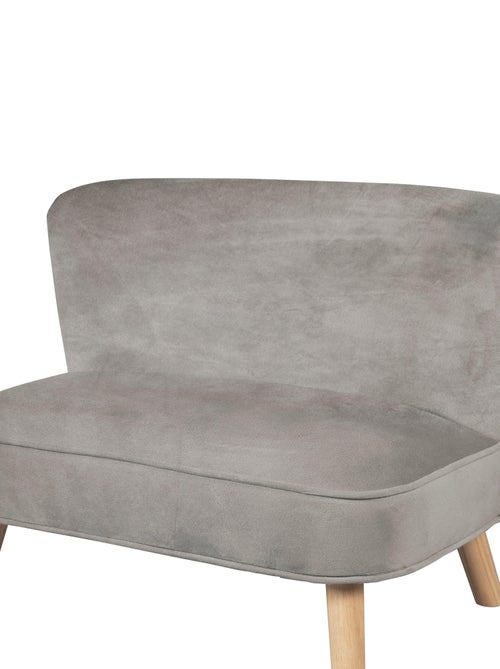 Canapé enfant en velours avec pieds en bois massif - ROBA 'lil sofa' - Kiabi Canapé enfant en velours avec pieds en bois massif - ROBA 'lil sofa' - Kiabi