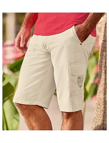 Praktische cargo-bermuda van canvas - atlas for men
