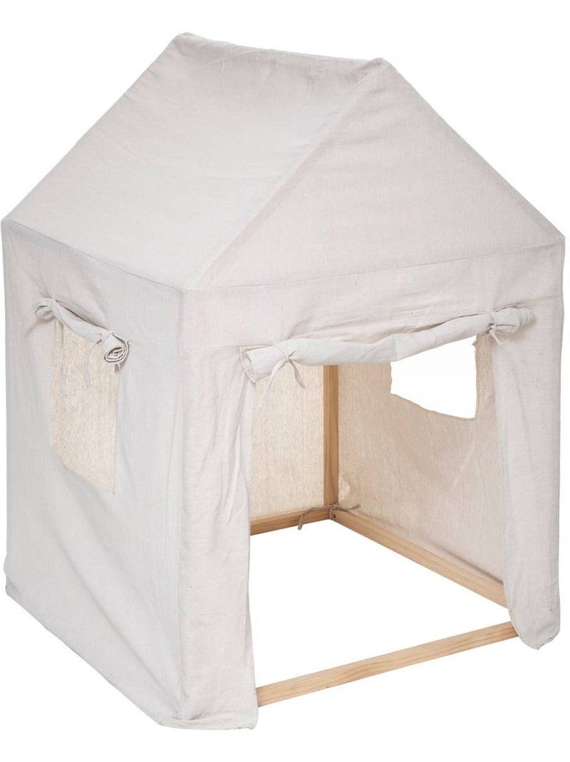 Canvas safari hut voor kinderen Beige - Kiabi