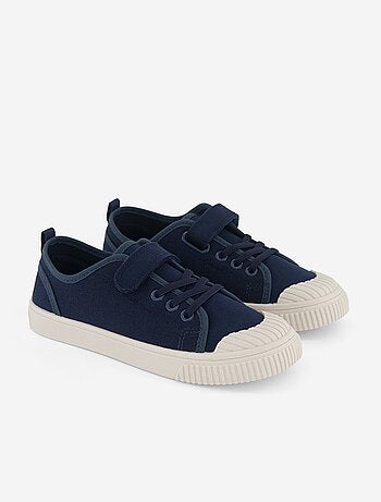 Sneakers van canvas met klittenband
