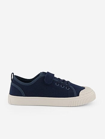 Sneakers van canvas met klittenband