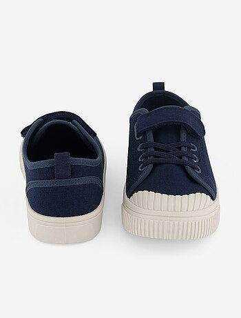 Sneakers van canvas met klittenband