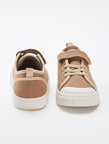 Sneakers van canvas met klittenband
