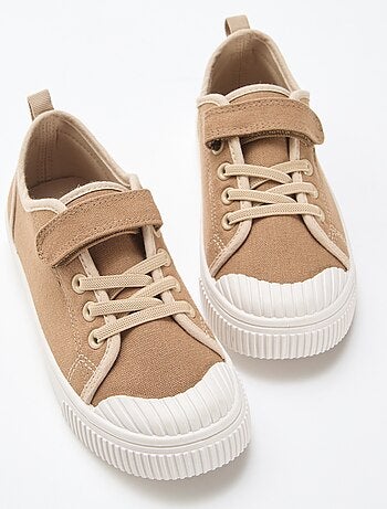 Sneakers van canvas met klittenband