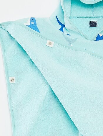 Cape de bain à capuche