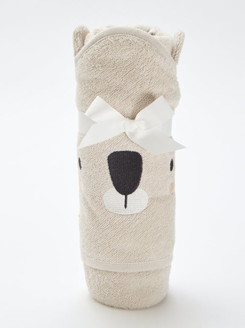 Cape de bain en éponge avec oreilles d'animaux - Kiabi