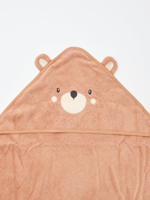 Cape de bain en éponge avec oreilles d'animaux - Kiabi