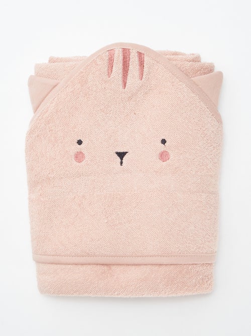 Cape de bain en éponge avec oreilles d'animaux - Kiabi