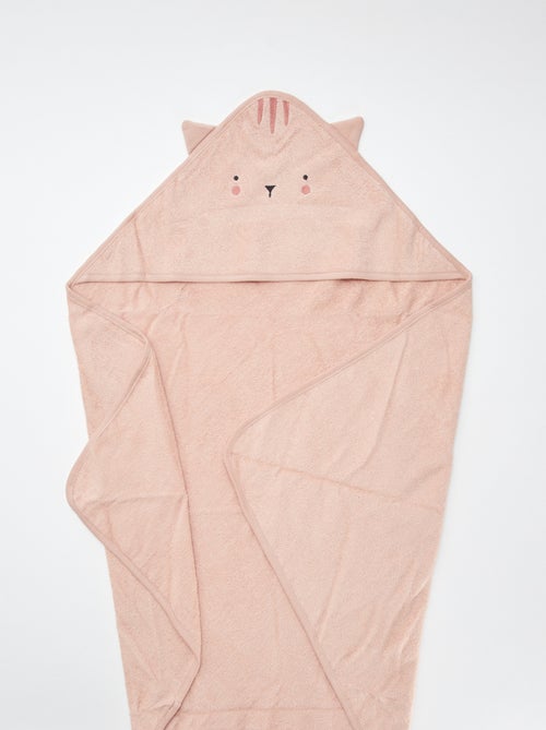 Cape de bain en éponge avec oreilles d'animaux - Kiabi