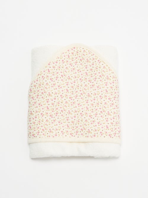 Cape de bain en éponge et jersey - Kiabi
