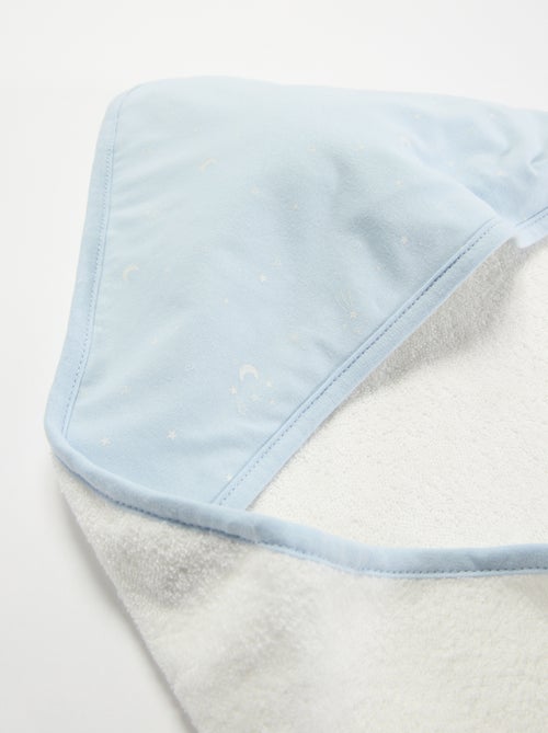 Cape de bain en éponge et jersey - Kiabi
