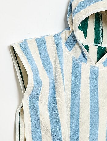 Cape de bain en éponge réversible