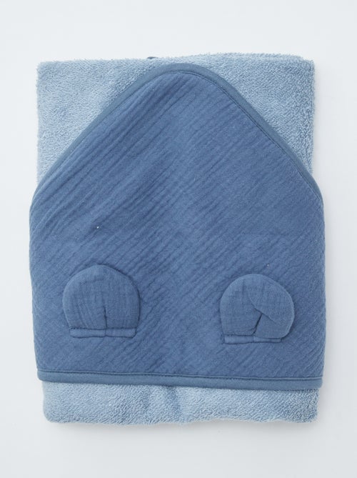 Cape de bain en gaze de coton - Kiabi