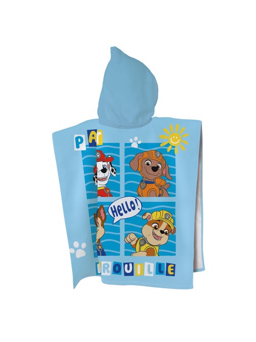 Cape de bain imprimée 100% coton, pat patrouille enjoy - Kiabi Cape de bain imprimée 100% coton, pat patrouille enjoy - Kiabi