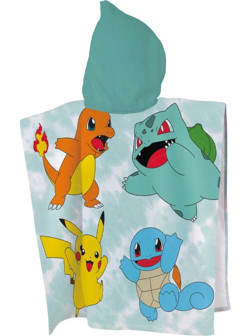 Cape de bain imprimée 100% coton, pokemon green - Kiabi Cape de bain imprimée 100% coton, pokemon green - Kiabi