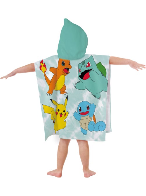 Cape de bain imprimée 100% coton, pokemon green - Kiabi Cape de bain imprimée 100% coton, pokemon green - Kiabi