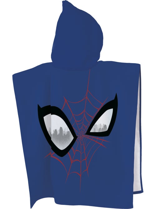 Cape de bain imprimée 100% coton, spiderman hero eyes - Kiabi