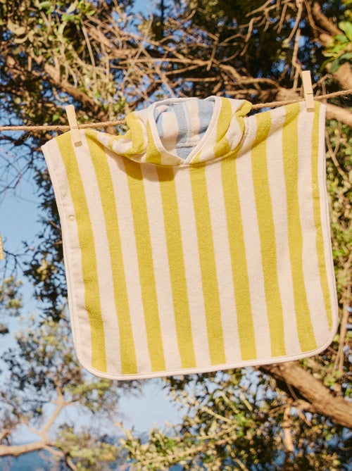 Cape de bain réversible en éponge - Kiabi