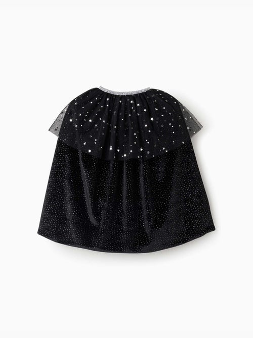 Cape en velours à pois en lurex - Kiabi