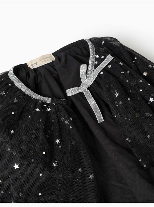 Cape en velours à pois en lurex - Kiabi