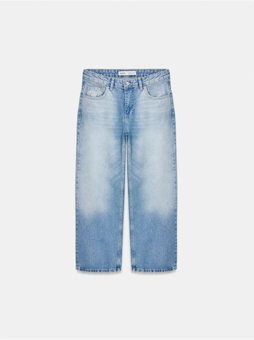 Capri-jeans met wijde pijp en lage taille dilvin - Kiabi Capri-jeans met wijde pijp en lage taille dilvin - Kiabi