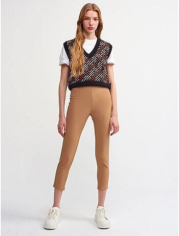 Capri-legging Met Hoge Taille