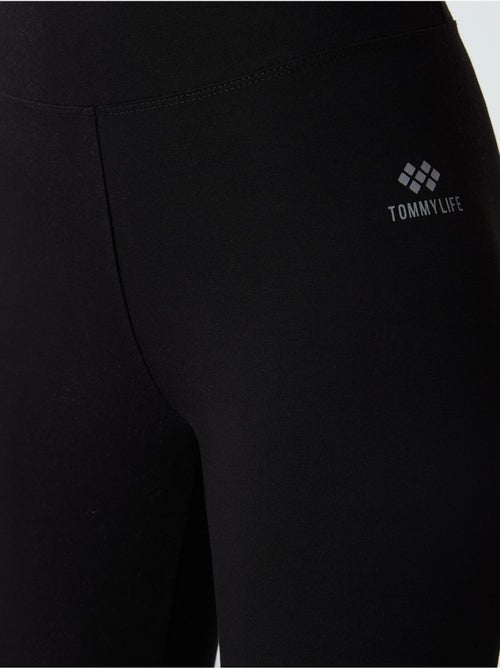 Capri legging met hoge taille tommy - Kiabi