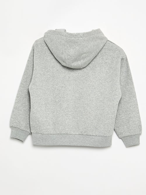 Capuchonsweater aan beide zijden bedrukt - Kiabi