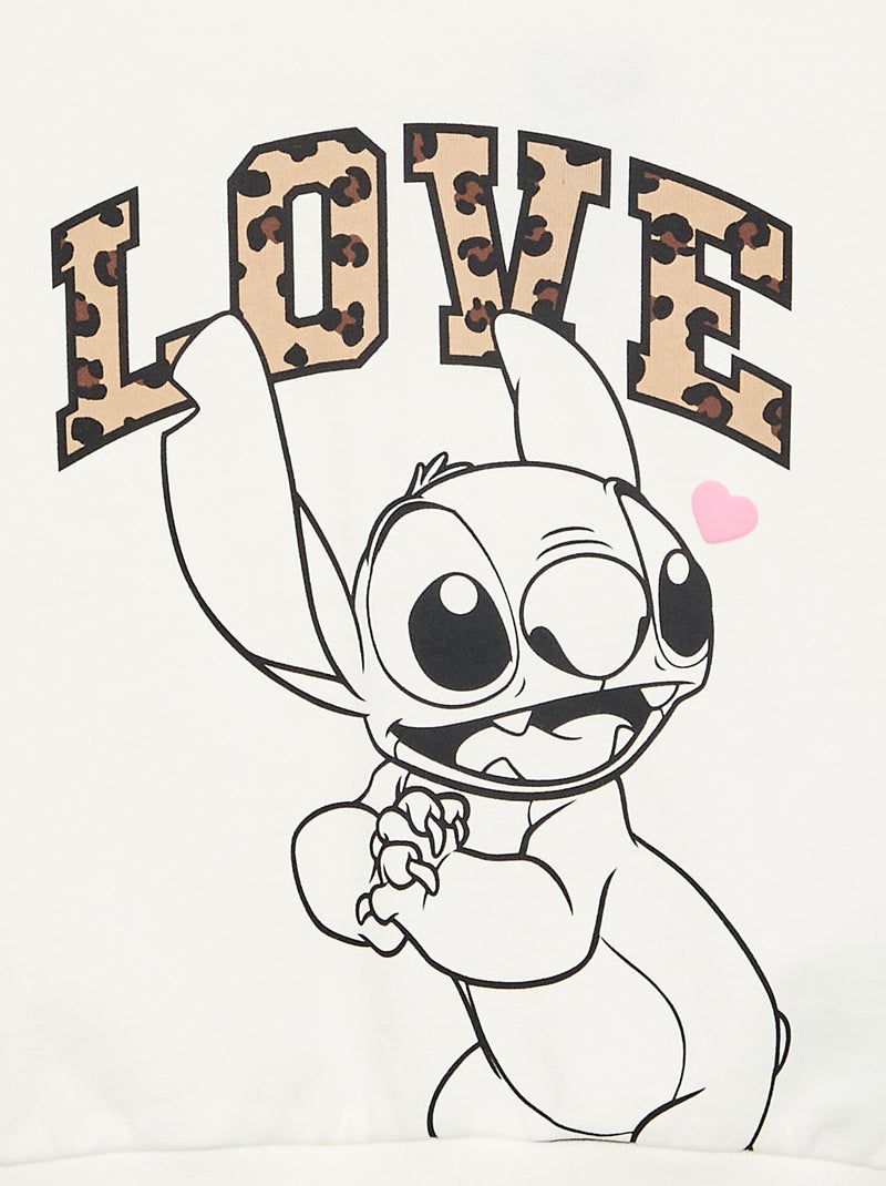 Capuchonsweater 'Disney' 'Stitch' Wit - Kiabi