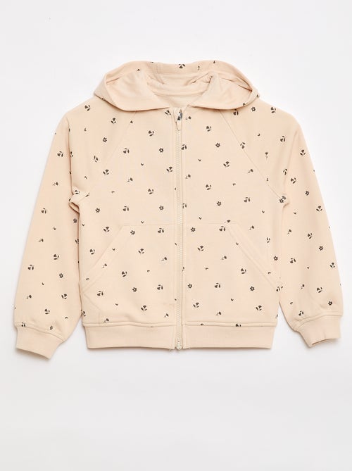 Capuchontrui met rits - Collectie gemakkelijk aan te trekken - Kiabi