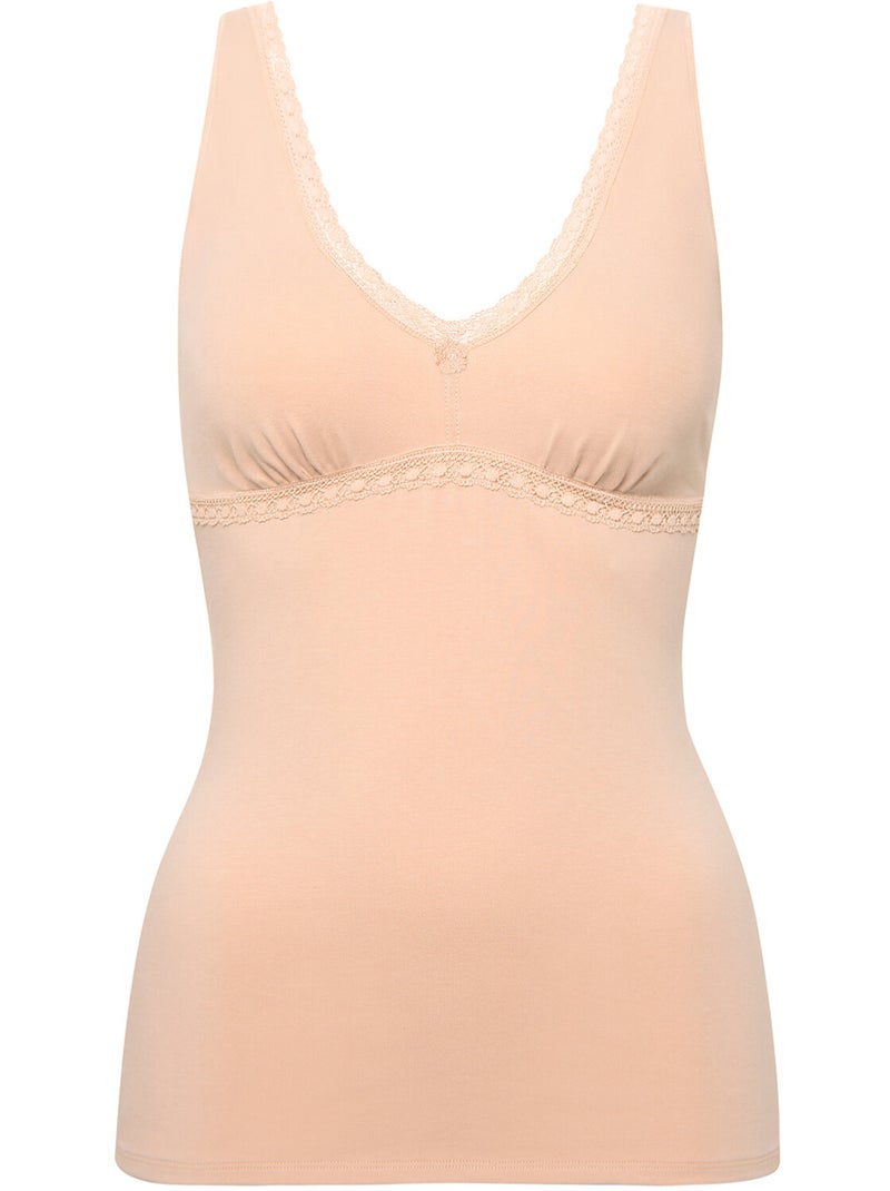 Caraco débardeur sans armatures ines Beige - Kiabi