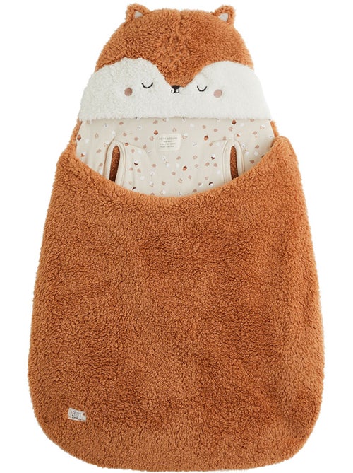 Caramel sherpa baby nest - Kiabi