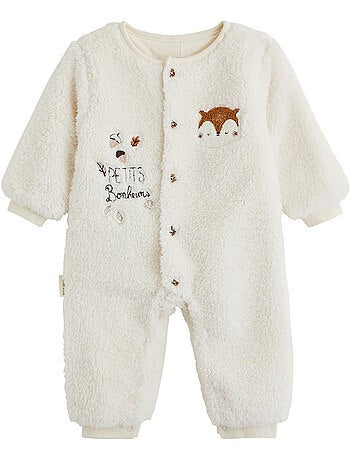 Caramel sherpa babyrompertje