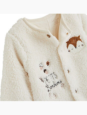 Caramel sherpa babyrompertje