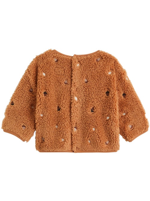 Caramel sherpa babytrui - Kiabi