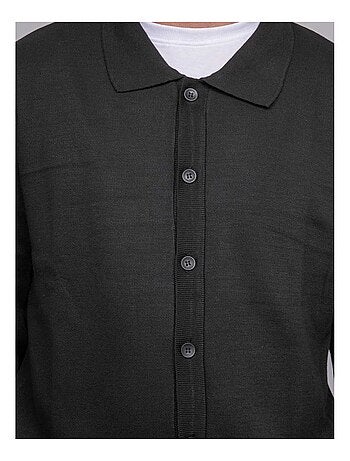 Cardigan col polo boutonné latomia