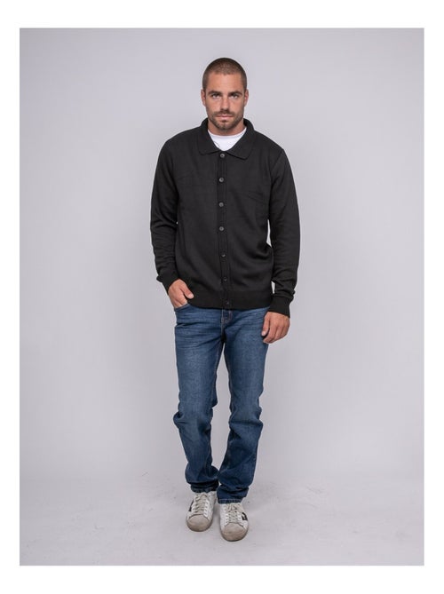 Cardigan col polo boutonné latomia - Kiabi Cardigan col polo boutonné latomia - Kiabi