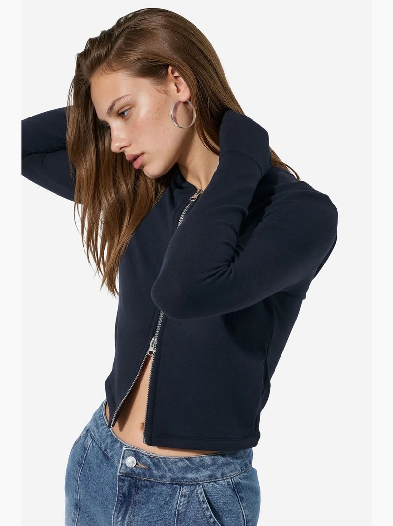 Cardigan en coton et modal busem Bleu marine - Kiabi