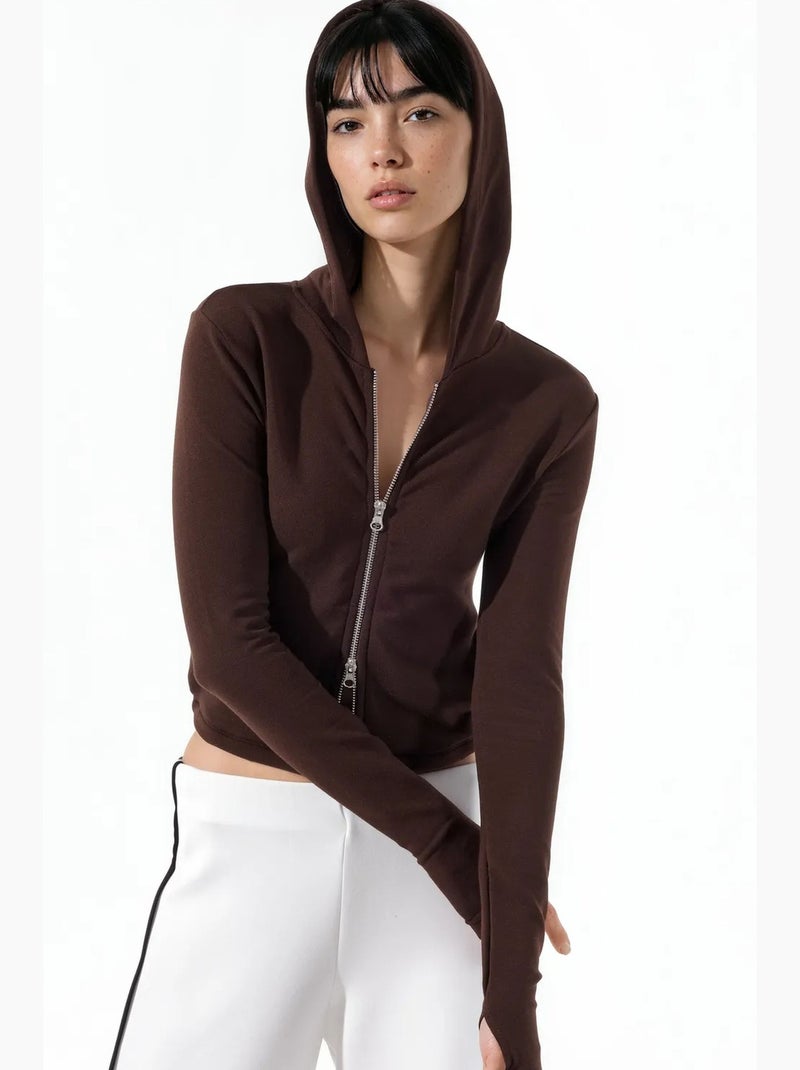 Cardigan en coton et modal busem Noir - Kiabi