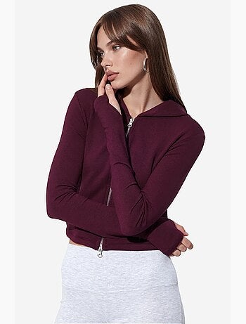 Cardigan en coton et modal busem