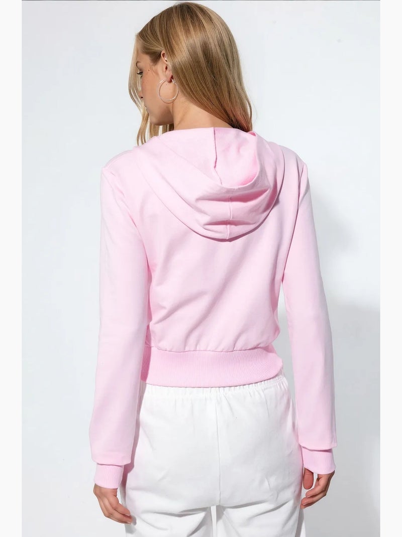 Cardigan en coton stretch busem Rose dragée - Kiabi