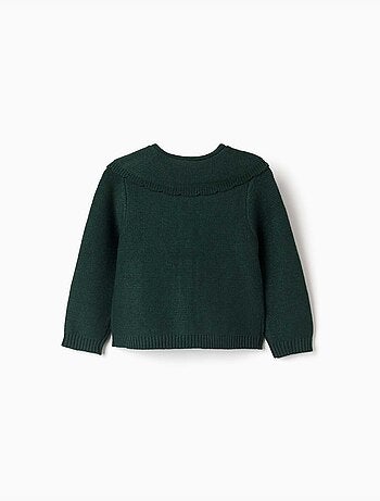 Cardigan en maille avec détails torsadés b&s