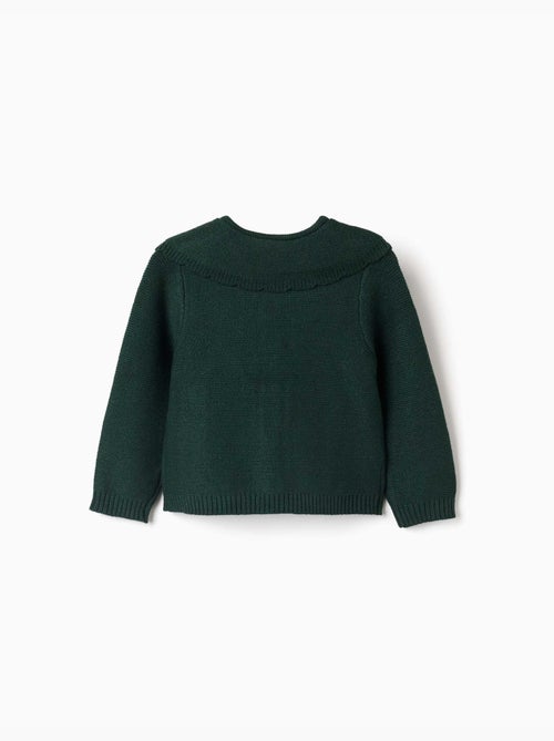 Cardigan en maille avec détails torsadés b&s - Kiabi