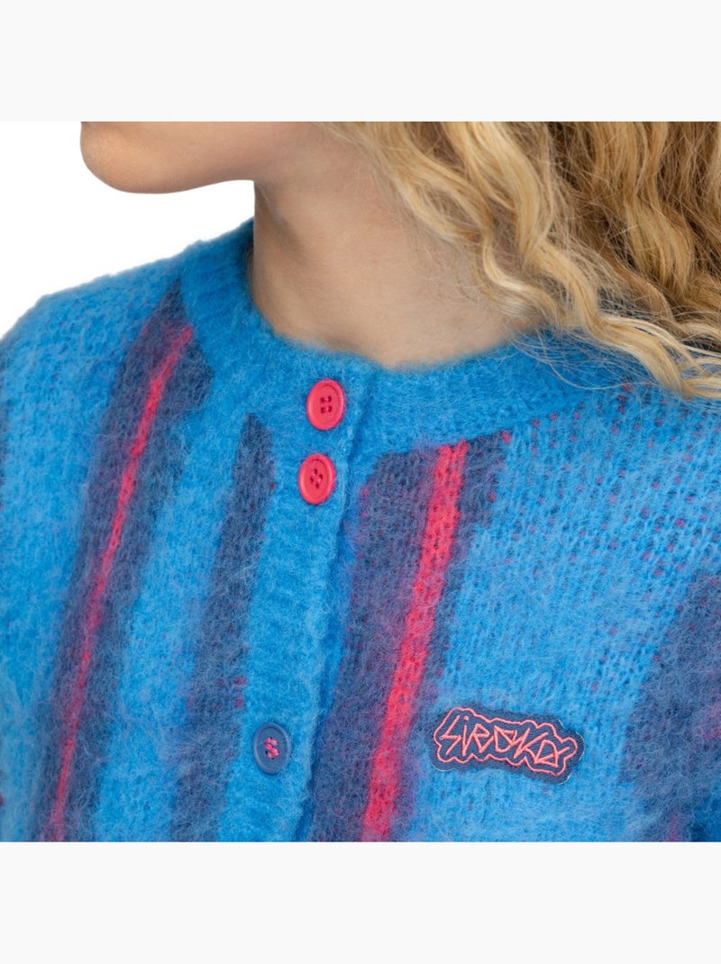 Cardigan en maille femme femme apollo-w Bleu - Kiabi