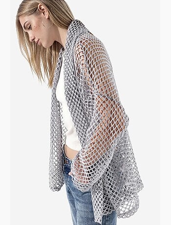 Cardigan femme en mélange de coton busem
