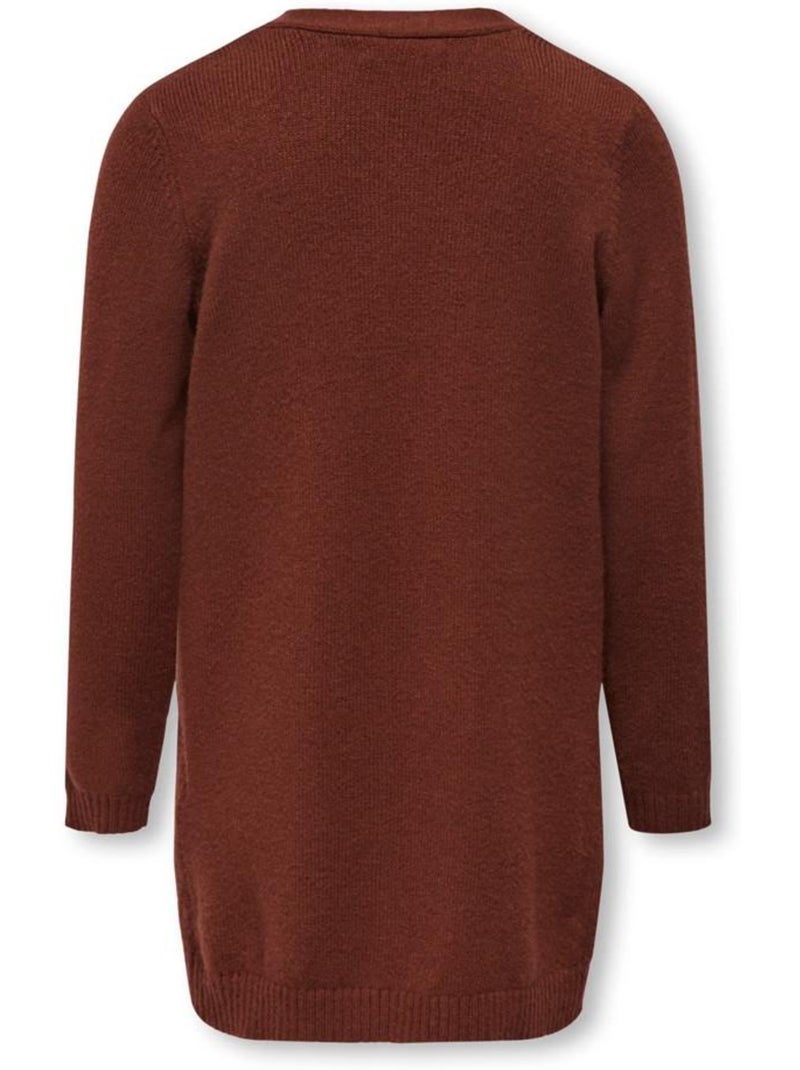 Cardigan Fille Kids ONLY Marron cappuccino - Kiabi