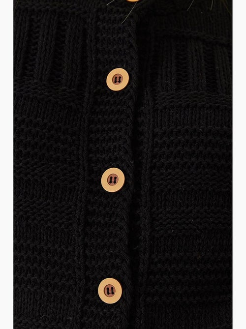 Cardigan met knopen en ronde hals lucci - Kiabi Cardigan met knopen en ronde hals lucci - Kiabi