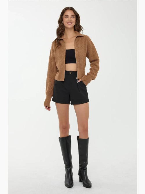 Cardigan met rits hiccup - Kiabi Cardigan met rits hiccup - Kiabi